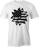SUNFLOWER TShirt Tee Short-Sleeved Cotton FLOWER FLORAL CLOTHING S1WSA379 Sunflower