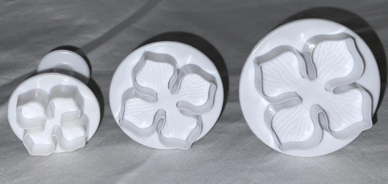 Hydrangea Flower Plunger Cutters 3 Pc Set 4 CM Fondant Mold Gum Paste Cake Decor Hydrangea