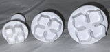 Hydrangea Flower Plunger Cutters 3 Pc Set 4 CM Fondant Mold Gum Paste Cake Decor Hydrangea
