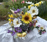 NEW English Cottage Bridal Wedding Bouquet & Boutonni�re Faux Florals Bouquet