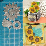 Sunflower Flowers Metal Cutting Dies Scrapbooking Embossing Album Stencils Mold Sunflower