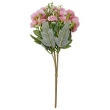 Elegant Pink Carnation Fake Flowers for Special Occasions 5 Forks 20 Heads Carnation