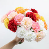 5pcs Artificial Carnations for Creative Wedding and Home Floral Designs Carnation