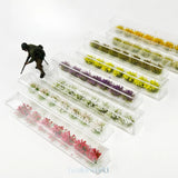 5PC HO/OO Scale Flower Clusters Model Miniatures Multicolor Landscape Plants Flowering Plants