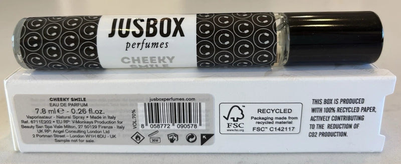 Jusbox Cheeky Smile Perfume Eau de Parfum Spray 0.26oz/7.8 mL New In Box EDP