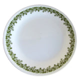 5 Corelle CRAZY DAISY Green Flowered SPRING BLOSSOM 8.5" Luncheon Plate 1970's Daisies