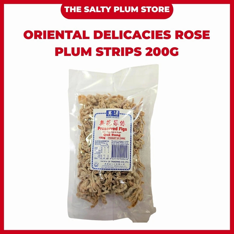 Oriental Delicacies Rose Plum Strips 200g The Salty Plum Store Roses