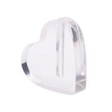 Rose Transparent Display Stand Heart Shaped Acrylic Rose Base Decoration for ... Roses