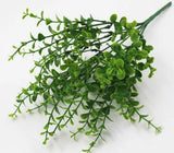 Hot Sale Green Plant Silk Leaf Foam Fake Artificial Foliage Flowers Home Decor Green Plant