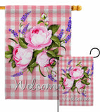 Roses Garden Flag Floral Spring Decorative Gift Yard House Banner Roses