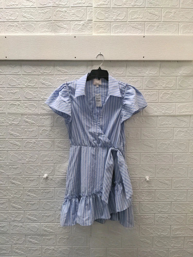 New 5ˆ7 cinq ˆ sept Lila Stripe Asymmetric Blue Hydrangea Multi Sz 6 Hydrangea