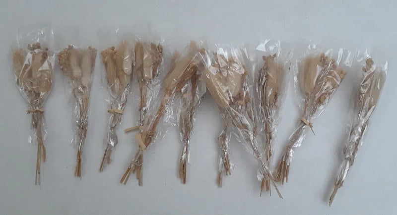Dry Flower Decor Dried Flower Decor Bouquet Reusable Dried Floral Lot of 11 Dried Flower