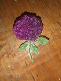 Hydrangea Flower Brooch / Lapel Pin Handmade With Resin Hydrangea