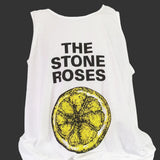 The Stone Roses Britpop Indie Rock T-SHIRT vest top unisex white S-2XL Roses