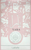 LATTAFA YARA EAU DE PARFUM SPRAY FOR WOMEN 3.4 Oz / 100 ml BRAND NEW ITEM!!! EDP
