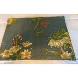 Waverly Sonoma Placemats Sunflower Buckingham Blue Flowered/ Multi-color Stripes Sunflower