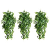 Artificial Hanging Plants Draping Pea Leaves Greenery 3PCS Hanging Plant Green Green Plant
