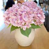4PCS Ash Purple Hydrangea Artificial Flowers_Real Touch 23 inch Latex Fall Hy... Hydrangea