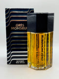 GRES MONSIEUR 100ML EDT SPLASH  (NEW WITH BOX) EDT