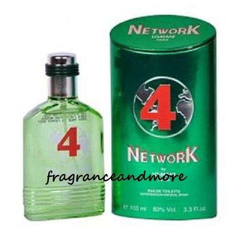 LOMANI NETWORK 4 COLOGNE FOR MEN 3.3 OZ 100 ML EAU DE TOILETTE SPRAY NEW IN BOX EDT