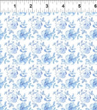 In The Beginning The Leah Collection 10TLC1 Flower Toss  Cotton Fabric BTY Flowering Plants