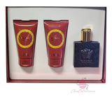 Versace Eros Flame 3PC Set-1.7oz EDP Sp+1.7oz Shower Gel+1.7oz After Shave Balm EDP