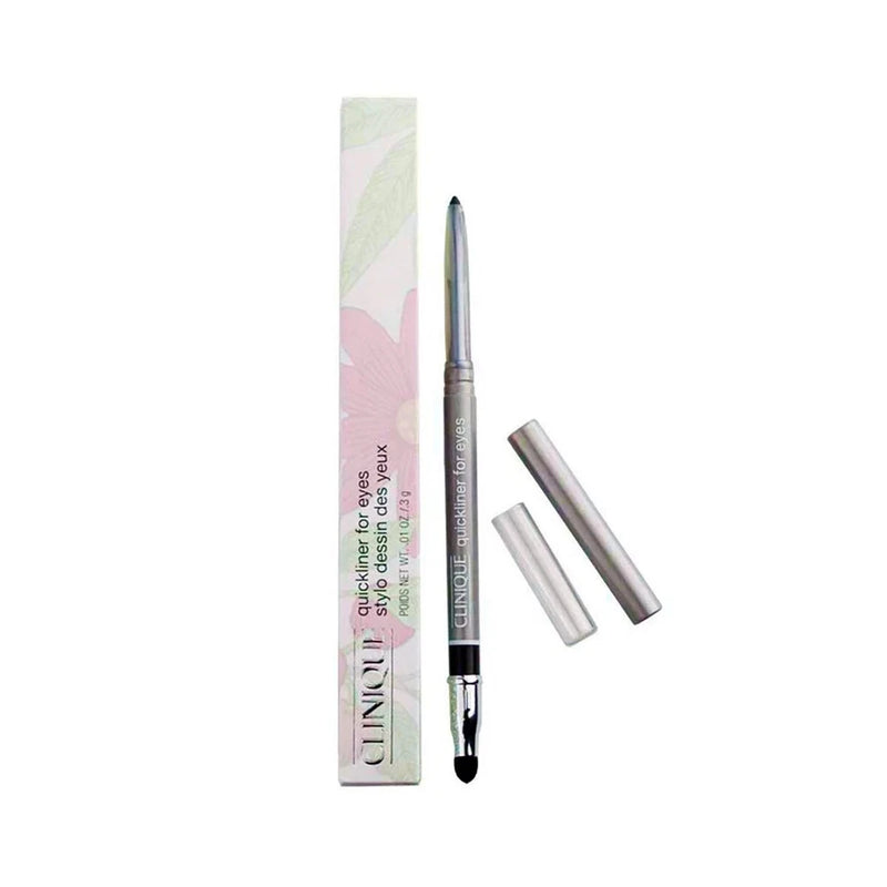 Eye liner pencil with smudger, black, with matching tube packaging