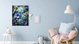 16x20 Blue Hydrangea Canvas Print Wall Art Hydrangea