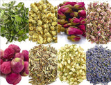 Dried Flowers and Herbs Accessories Decorations 8 Bags Set Dry Flowers Essential Dried Flower