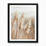 Pampas Grass By The Sea Art Print Framed Wall Art Poster Canvas Print Picture Pampas Grass