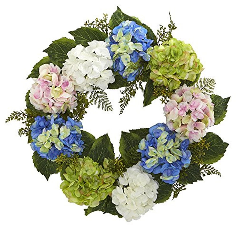 24" Hydrangea Wreath Hydrangea