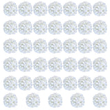 Cherica White Hydrangea Artificial Flowers Bulk, 40 Pcs Faux Hydrangea Heads Hydrangea