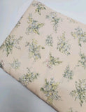 Anna Griffin Fabric The Petite L'Enfante Pink Floral Sew Quilt OOP ONE YARD Flowering Plants