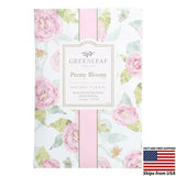 GREENLEAF Large Scented Envelope Sachet - Peony Bloom - 3 pack - Made In The USA Bouquet