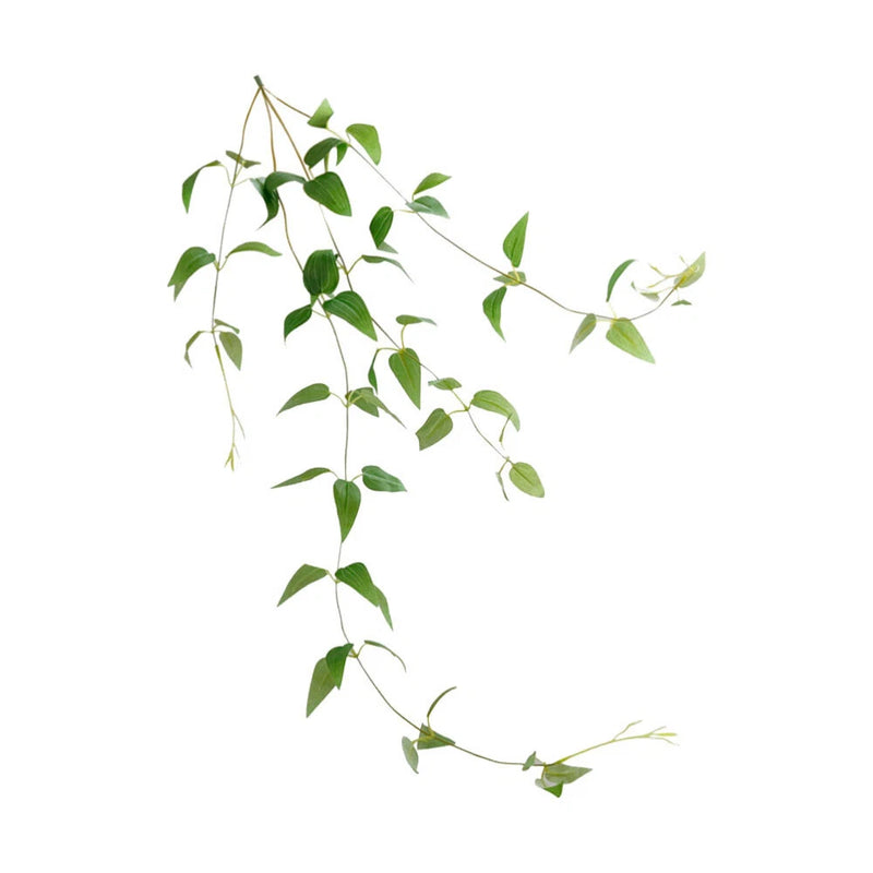 Green Artificial Clematis Rattan Adornment Simulated Plant for Home Decor Green Plant