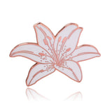 Tiger Lily Flower Hard Enamel Lapel Pin Lily