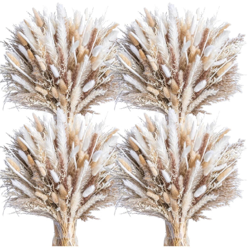 Beautiful 440PCS Pampas Grass - Low Maintenance Floral Decor for Home & Events Pampas Grass
