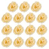 15Pcs Artificial Flower Head Fake Flowers Heads Bulk Silk Peony Heads Champagne Peony