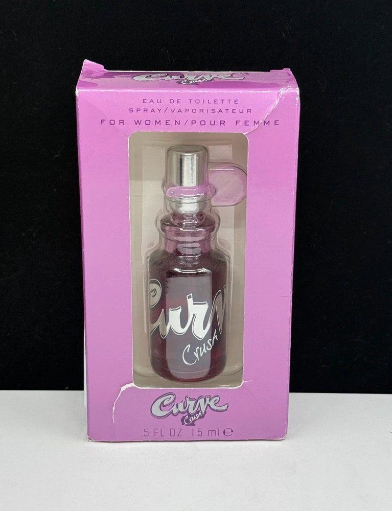 Curve Crush For Her  Eau de toilette Spray  0.5 Fl oz /15ml NEW *Check EDT