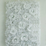 8 White Roses and Hydrangea Flowers Mat Wall Backdrop Panels Wedding Decorations Hydrangea