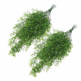 Colorful Goldenrod Artificial Plants Hanging Fake Plant Greenery Leaves 2PCS Green Plant