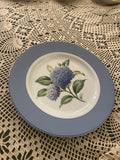 hand-painted hydrangeas Porcelain Plate by Andrea by Sadek. Hydrangea