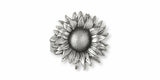 Sunflower Ring Jewelry Sterling Silver Handmade Flower Ring SF2-R Sunflower