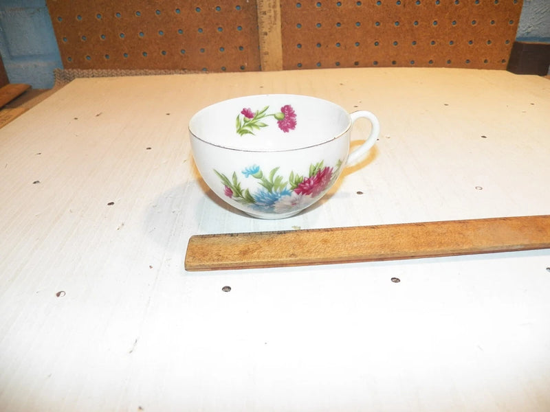 Vintage Bone China Tea Cup w/ Painted Carnations & Gold Trim - Made in Japan Carnation
