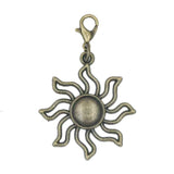 Sun Flower Charm Pendants 48mm DIY Crafts Jewelry Creative Supplies Material Bag Sunflower