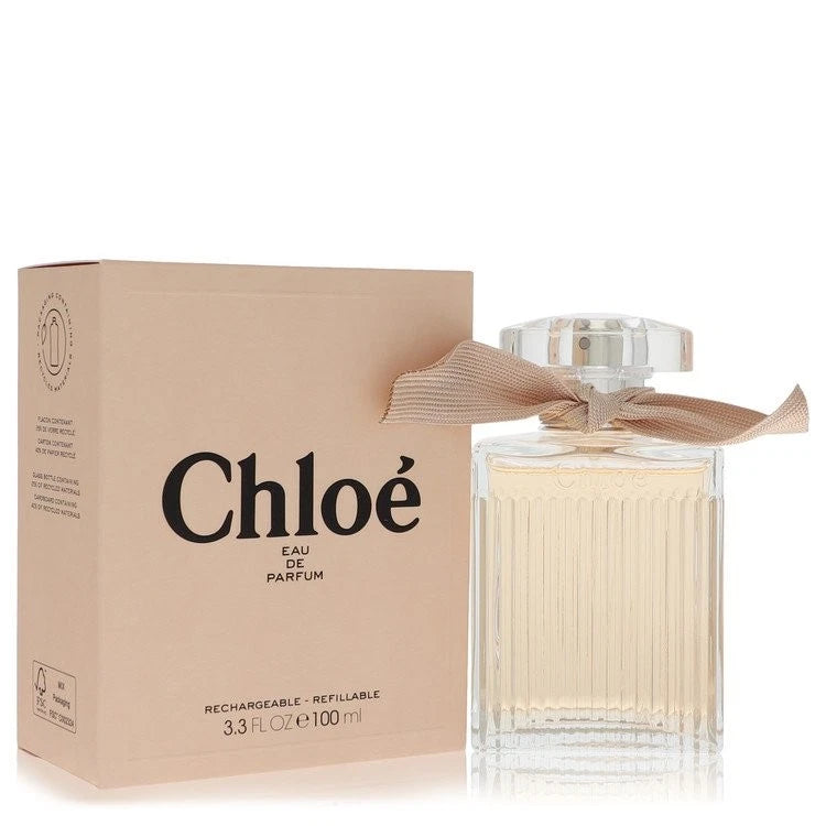 Chloe (New) by Chloe Eau De Parfum Refillable Spray 3.3 oz For Women Brand New EDP