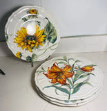 CIC Italian Springtime Flowers Dinner Plate Set  Sunflowers 11 Ò Sunflowers Sunflower