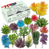 Premium Artificial Succulent Plants - 18 Pack - Fake Succulent Plants Variety... Green Plant