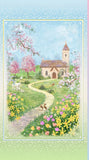 Fields of Faith by Pip Wilson Fabric Panels Or Matching Yardage Flowering Plants