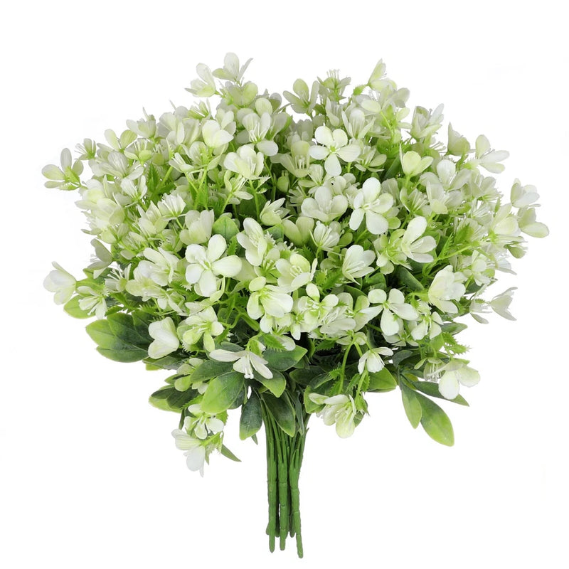 Wildflowers Artificial Flowers Bulk Stems Plastic Bouquets Home Decor, 10pcs Ranunculus